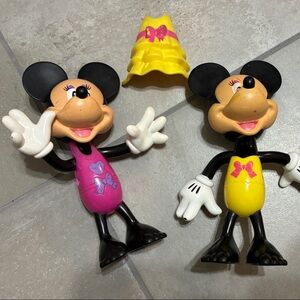 Disney Minnie Mouse Pink and Yellow Doll Set